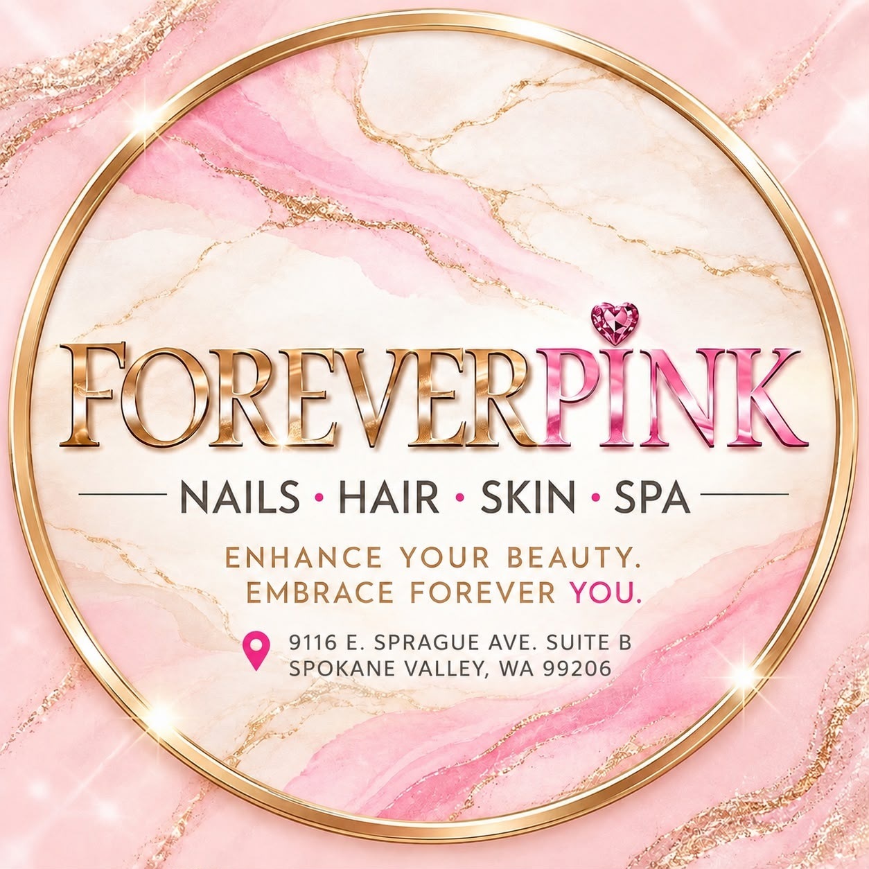 Forever Pink Nails Hair Skin Spa